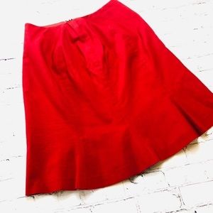 Moschino Cheap and‎ Chic red A line skirt size 10